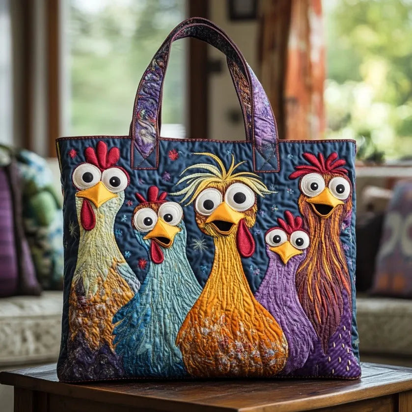 Borsa Fatta a Mano | Cinque Galline Colorate