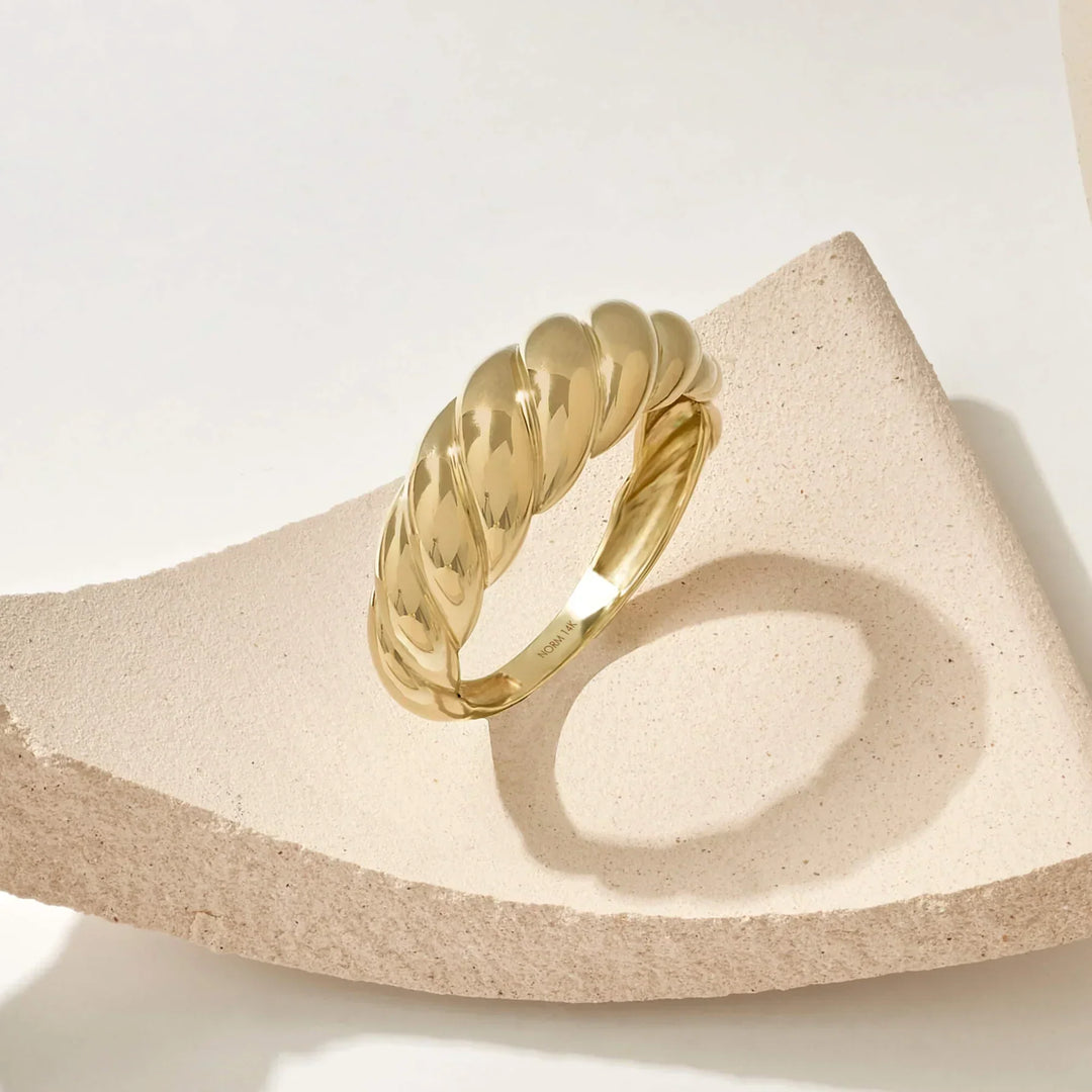 Anello Croissant | Oro