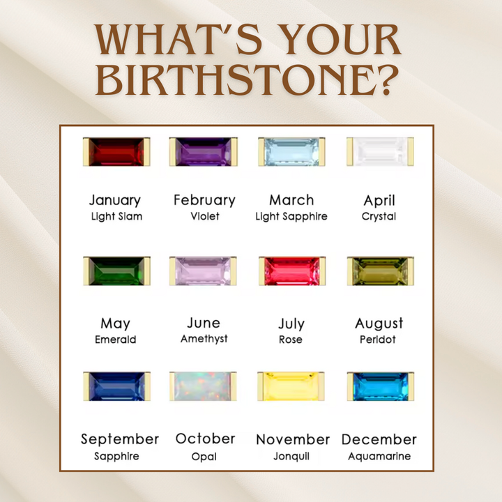 Bracciale con Pietra del Mese di Nascita Heartline