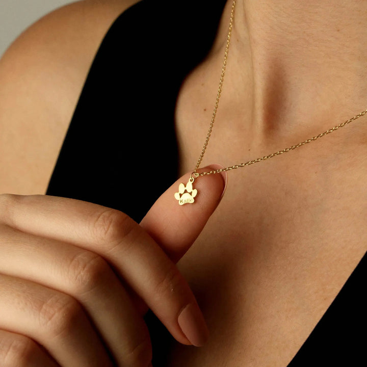 Collana Personalizzata con Nome di Zampa