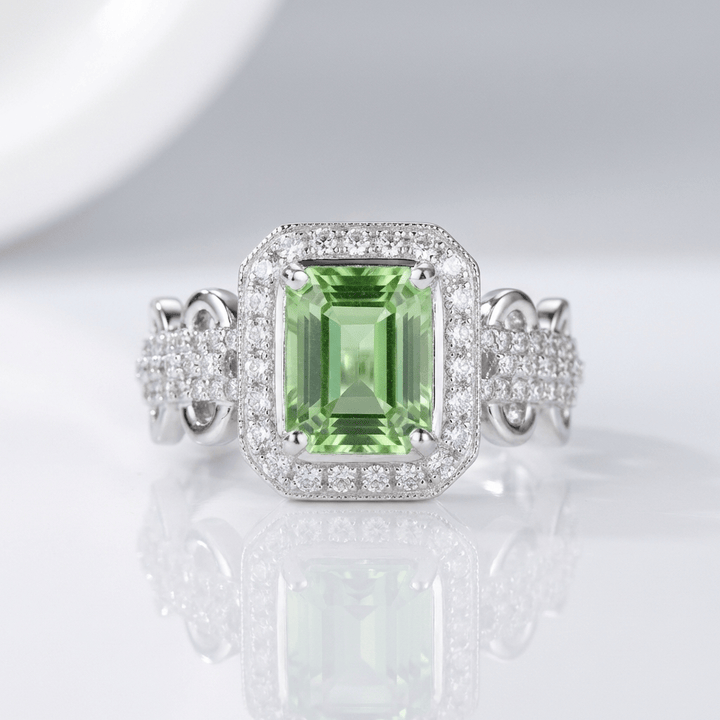 ANELLO HALO EMERALD
