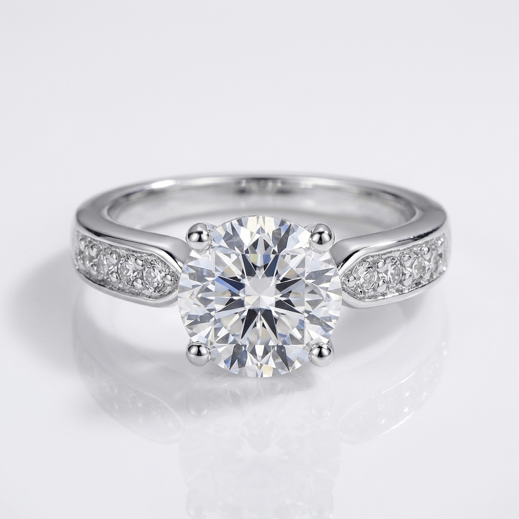 ANELLO PAVE IN Zirconia ROSE GOLD - (REGOLABILE)