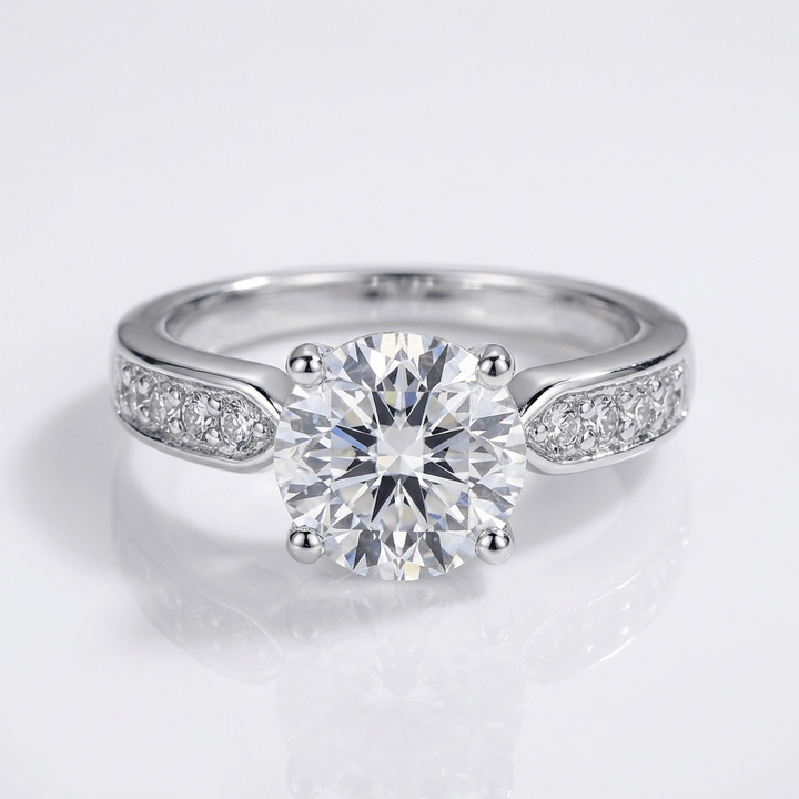 ANELLO PAVE IN Zirconia ROSE GOLD - (REGOLABILE)