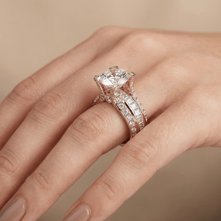 ANELLO GLAMOUR IN Zirconia ARGENTO