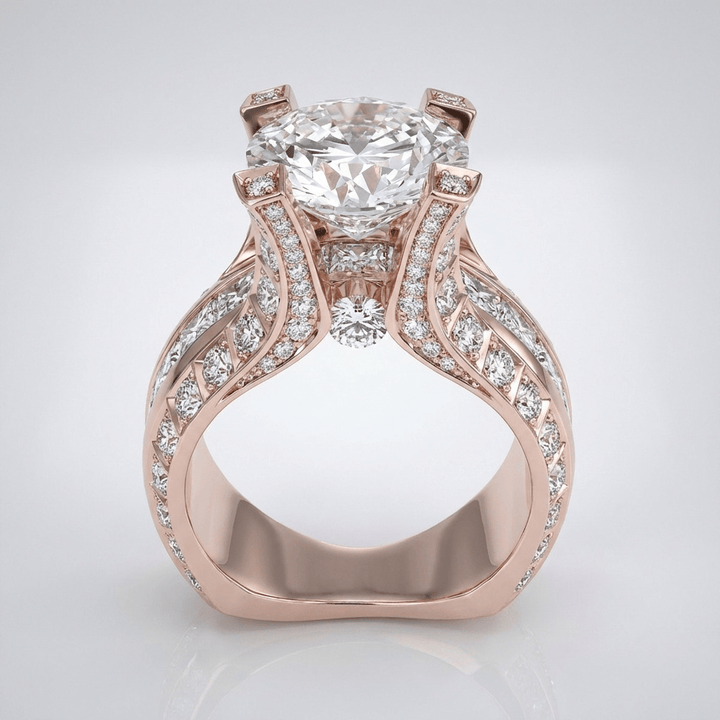 ANELLO GLAMOUR IN Zirconia ARGENTO