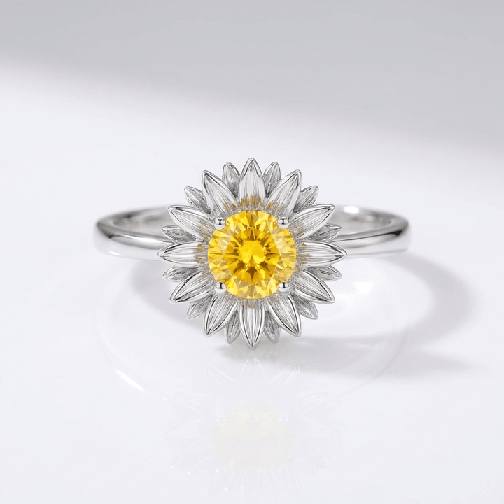 ANELLO DI GIRASOLE - (REGOLABILE)