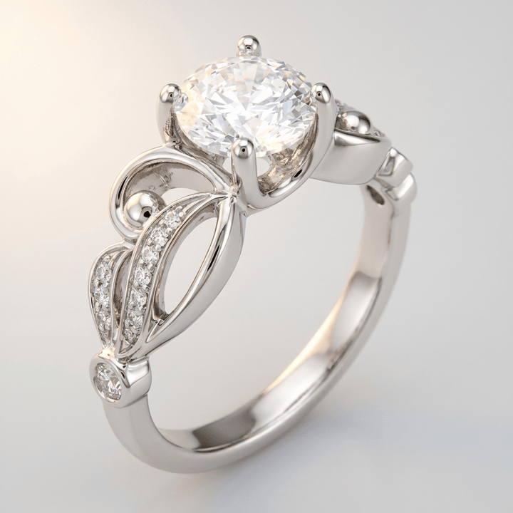 ANELLO D'AMORE INFINITY IN ZIRCONIA ARGENTATA