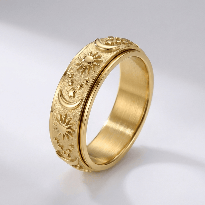 ANELLO CELESTE ROTATIVO color oro