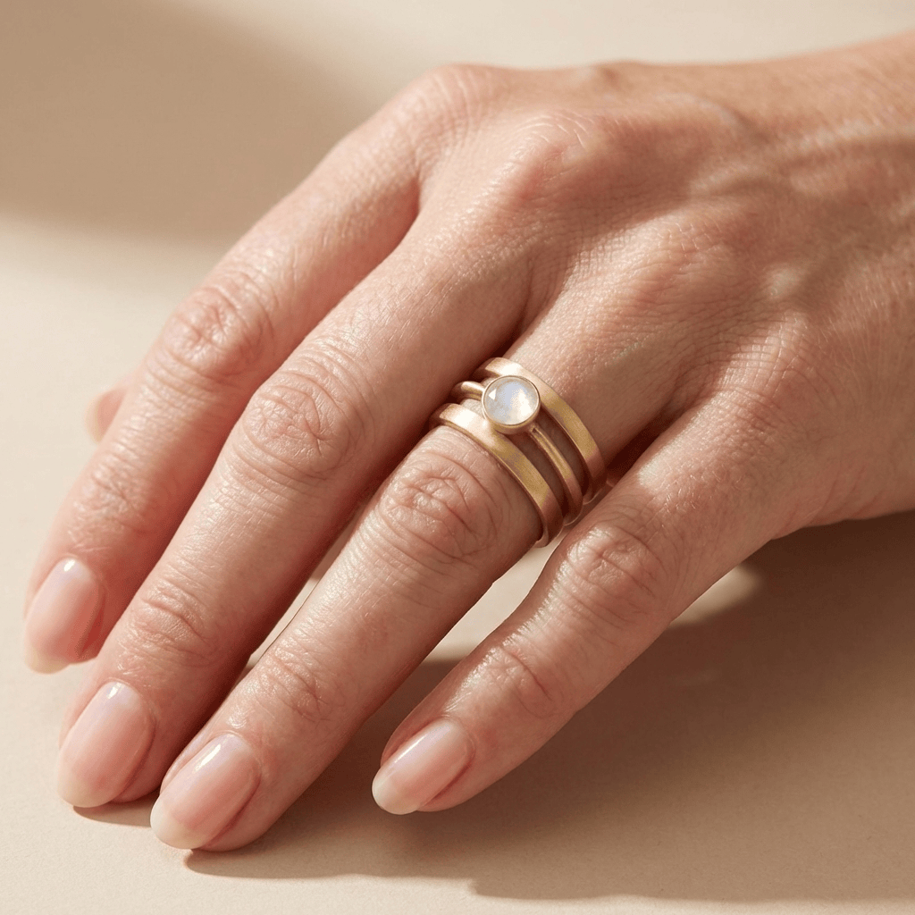 ANELLO IN OPALE D'ORO