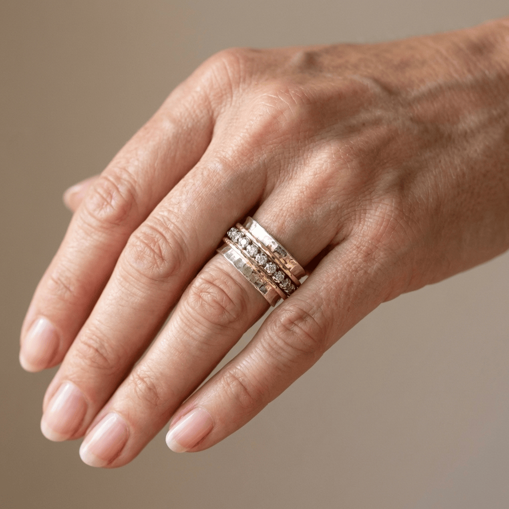 ANELLO SPIN IN ZIRCONIA SERENITY