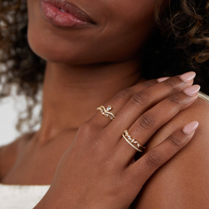 Aura - Anello di Cristallo Chic