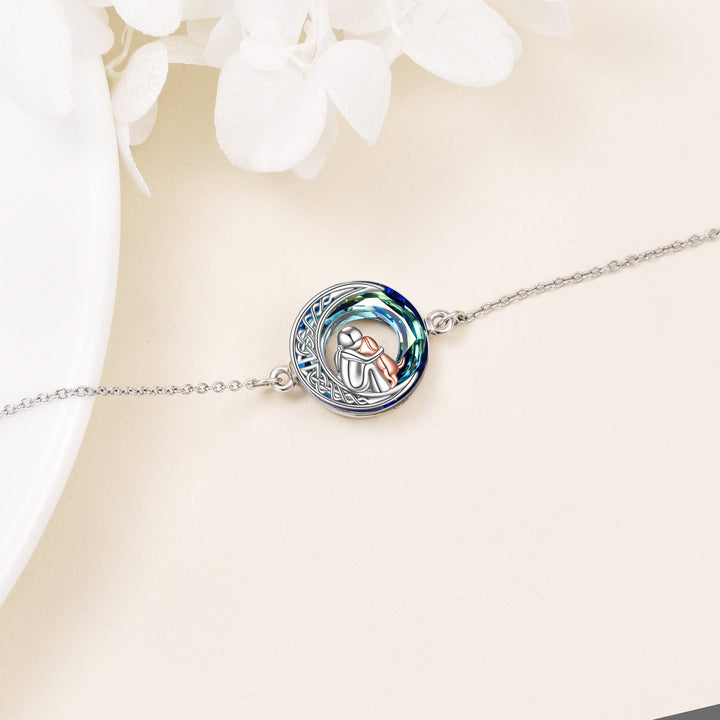 Bracciale con Charm per Cani color argento Regolabile