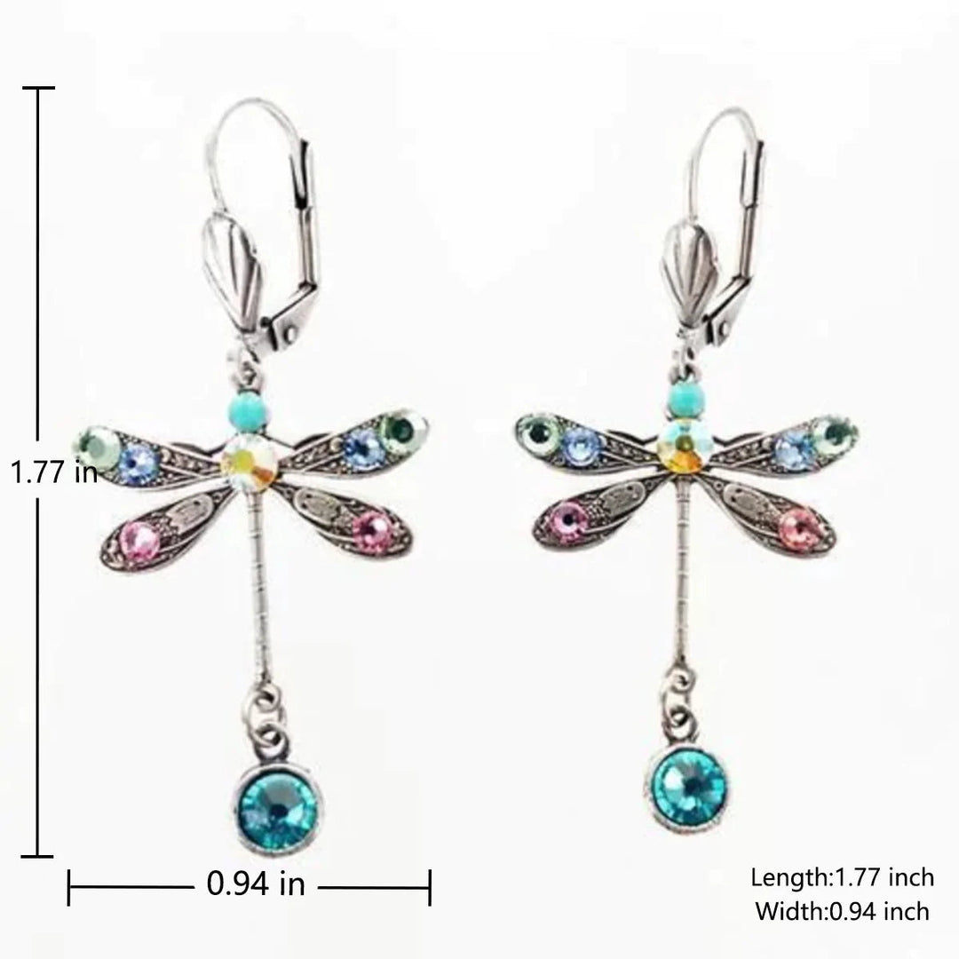 Orecchini Eleganti a Forma di Libellula
