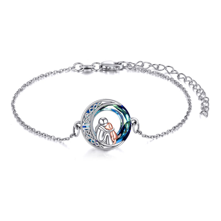 Bracciale con Charm per Cani color argento Regolabile