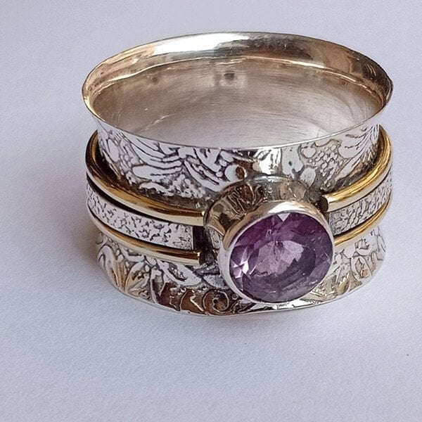 Anello di Meditazione in Cristallo Boemo
