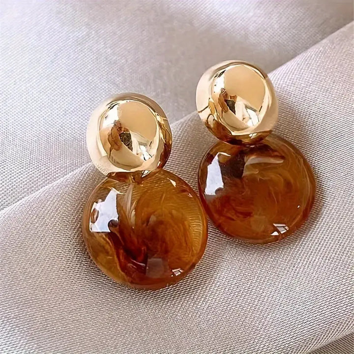 Orecchini a Goccia Aurélie Amber | Oro