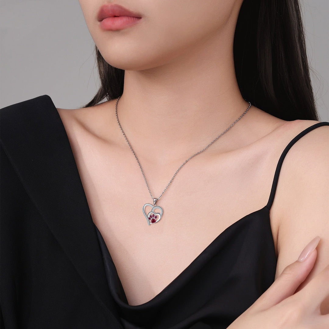 Collana con Stampa di Zampa Carina