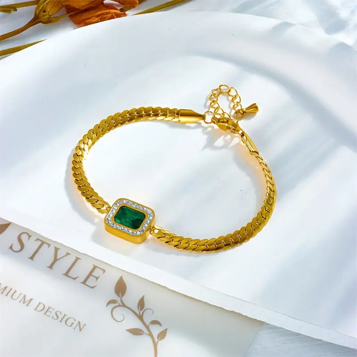 Bracciale Pietra Verde Divino