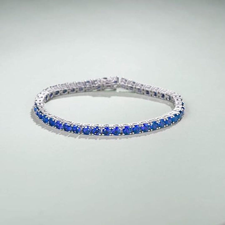 Bracciale Tennis in Pietra Blu
