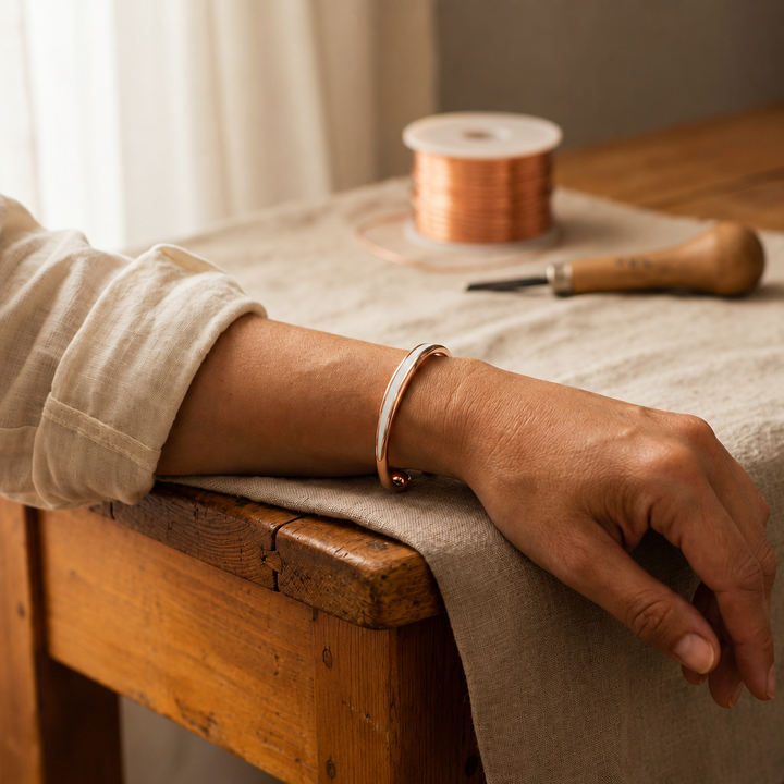 Bracciale in Rame Vera's Vein Blanco