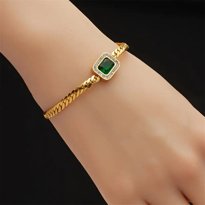 Bracciale Pietra Verde Divino