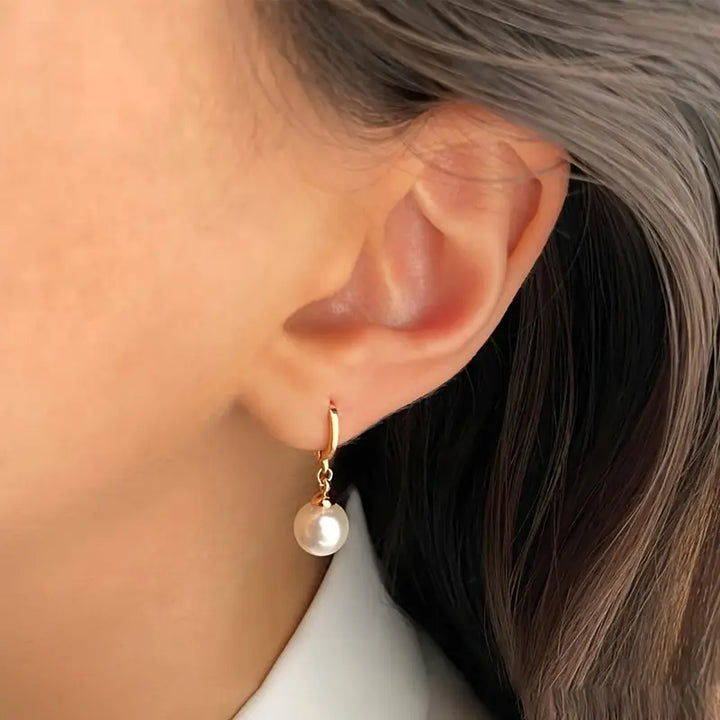 Set di Gioielli in Perle Golden Grace | Oro