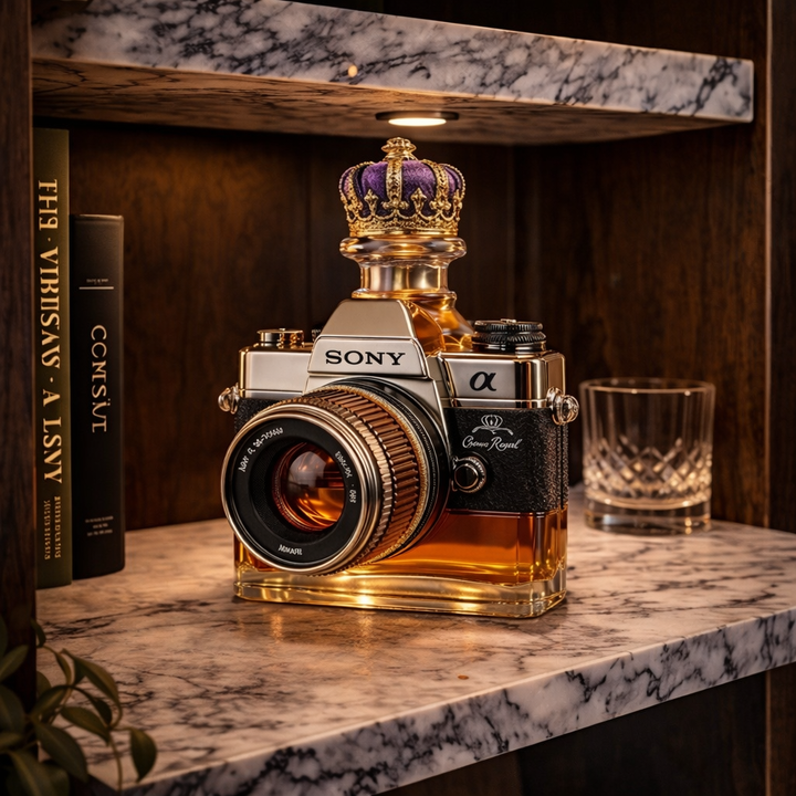 Bottiglia di Whiskey - Edizione Camera