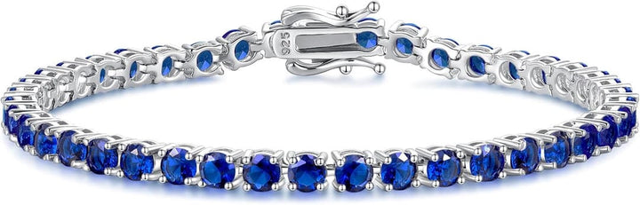 Bracciale Tennis in Pietra Blu