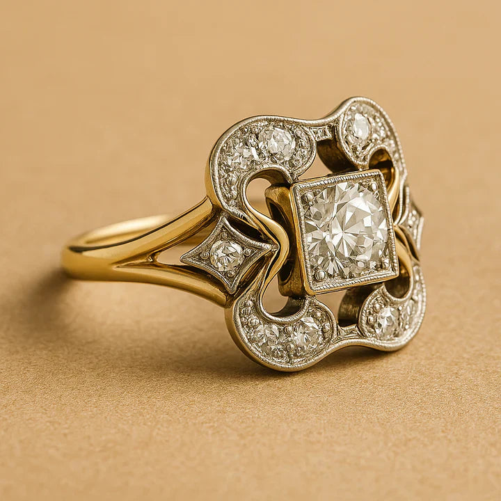 Anello in Zirconia Vintage