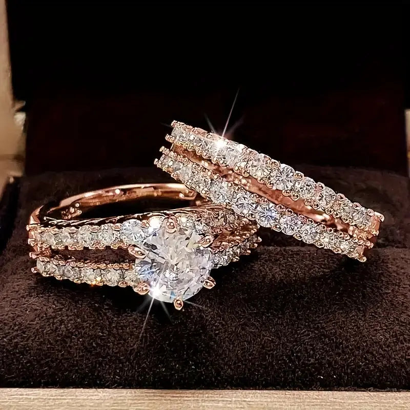 Set di Anelli Amore Eterno | Oro