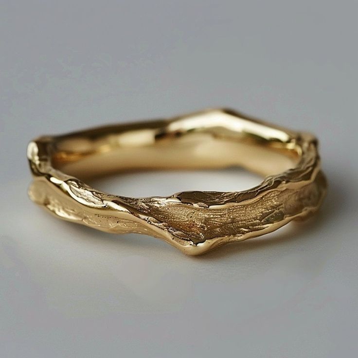 Anello Vintage color oro Forgiato