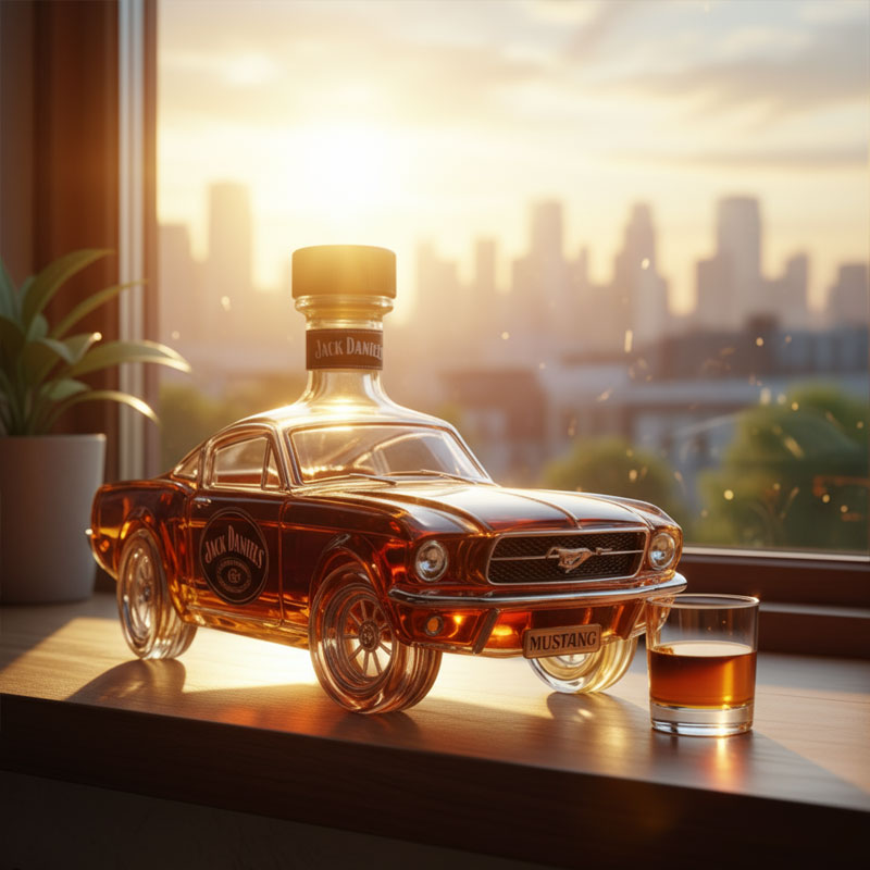 Bottiglia di Whisky - Edizione Mustang