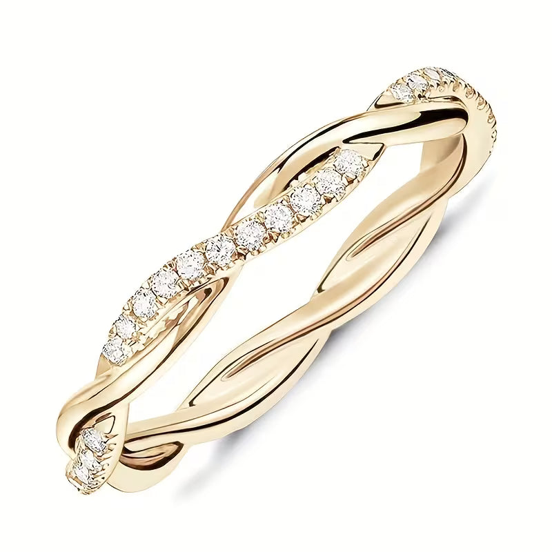 Anello Accento Due Stili | Oro
