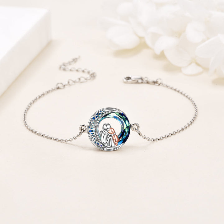 Bracciale con Charm per Cani color argento Regolabile