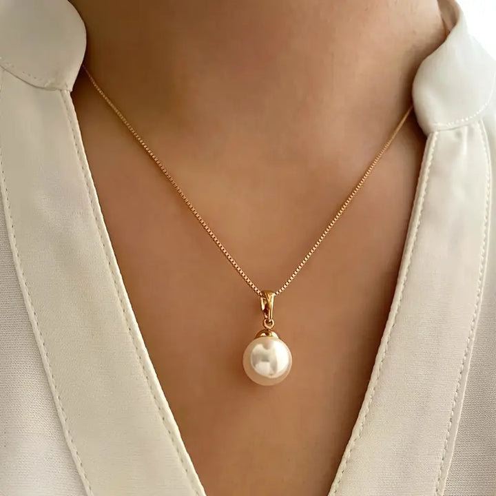 Set di Gioielli in Perle Golden Grace | Oro