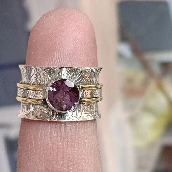 Anello di Meditazione in Cristallo Boemo