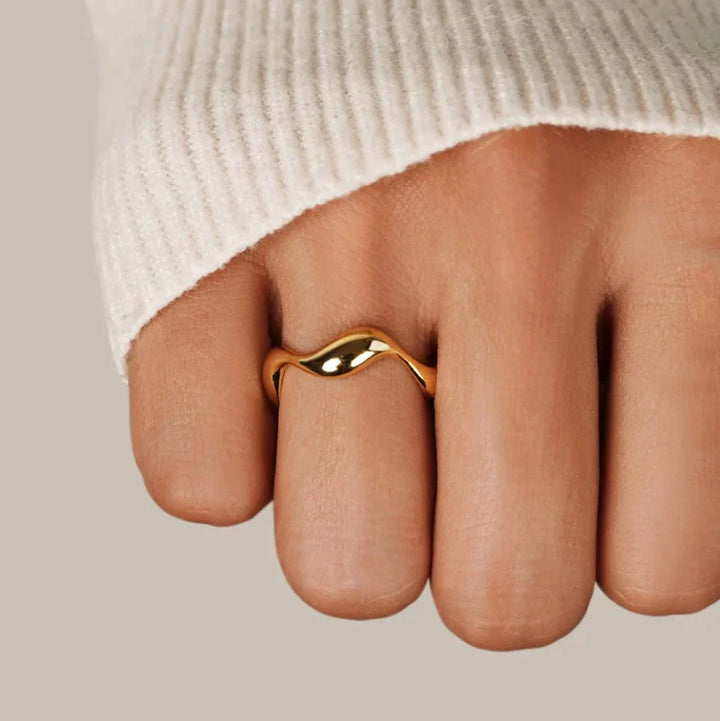 Anello Elyra Smooth Flow | Oro
