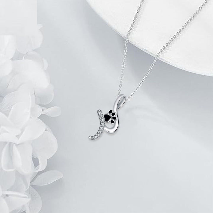 Collana con Pendente a Forma di Zampa