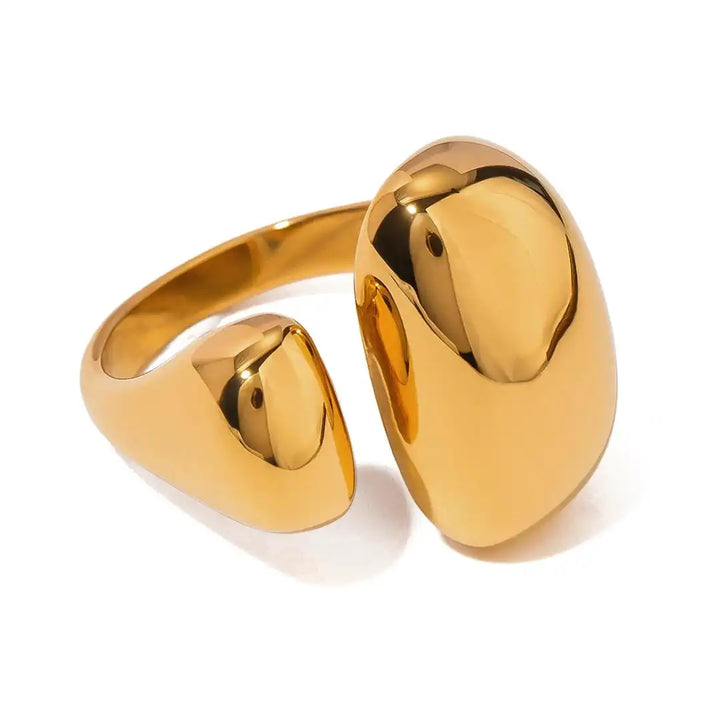 Anello Flusso Oro Minimalista