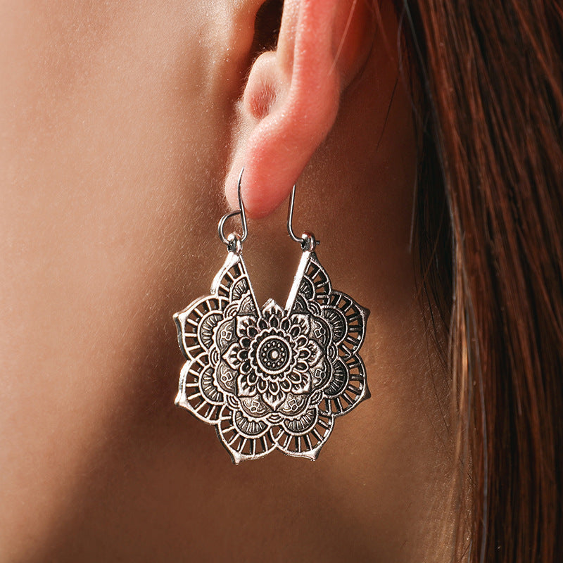 Orecchini Lotus Mandala