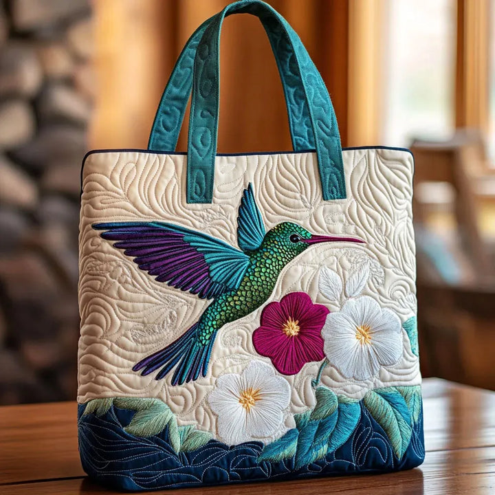 Borsa Artigianale | Colibrì e Fiori