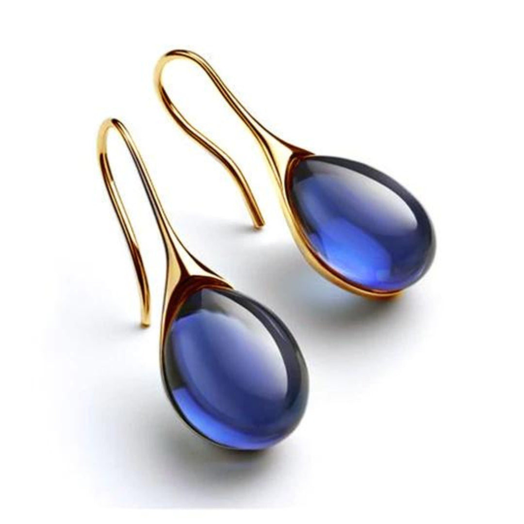 Orecchini a Goccia color oro e color argento