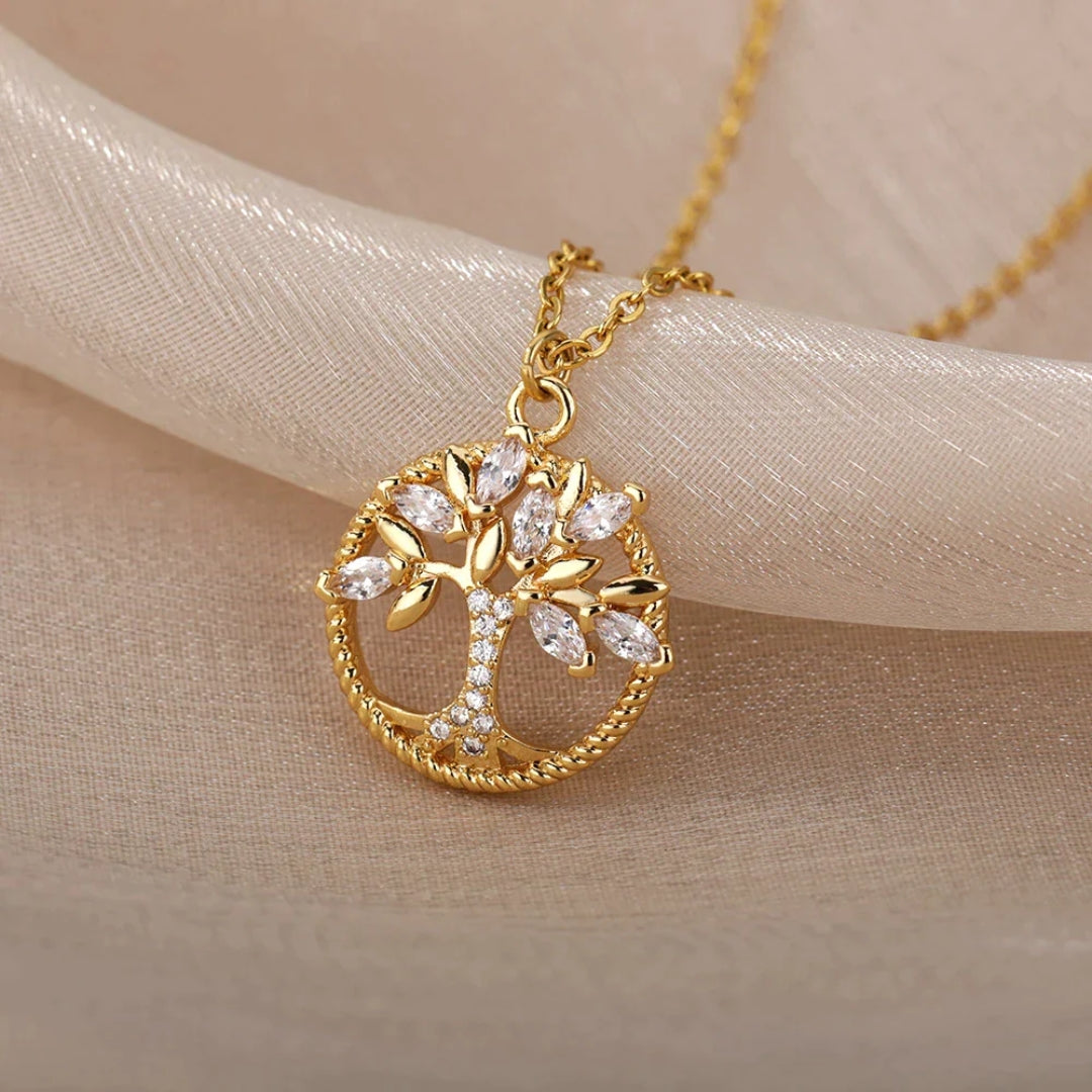 Collana Brillante Albero della Vita