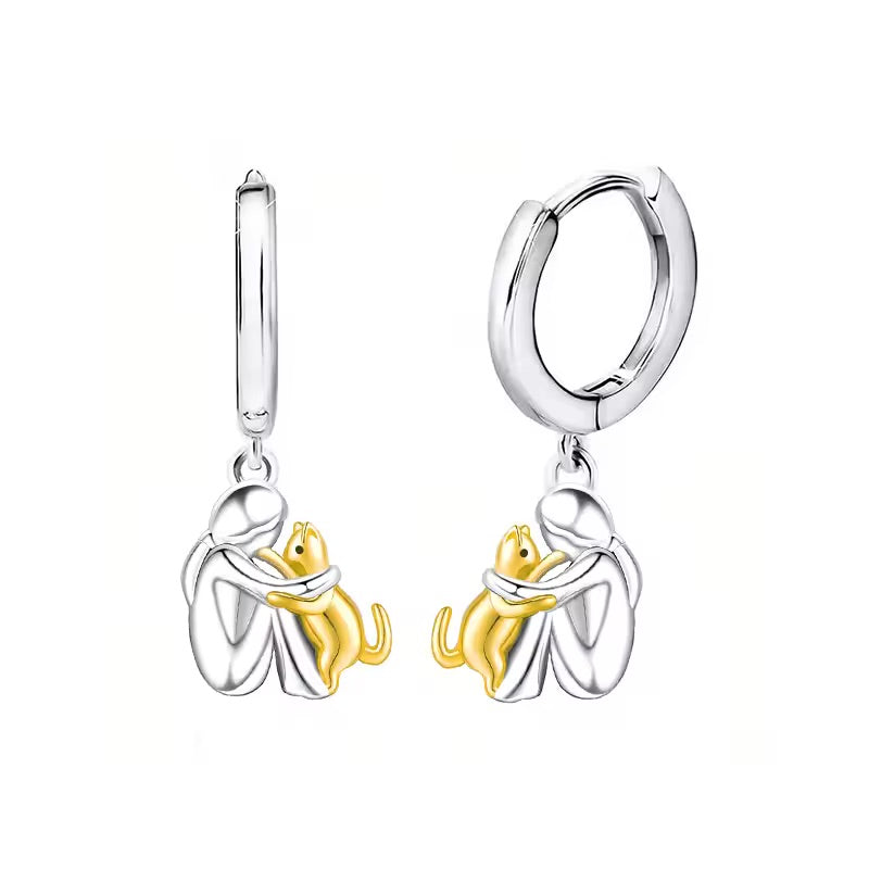 Collana con Ciondolo a Forma di Gatto con Orecchini in Omaggio – Offerta a Tempo Limitato