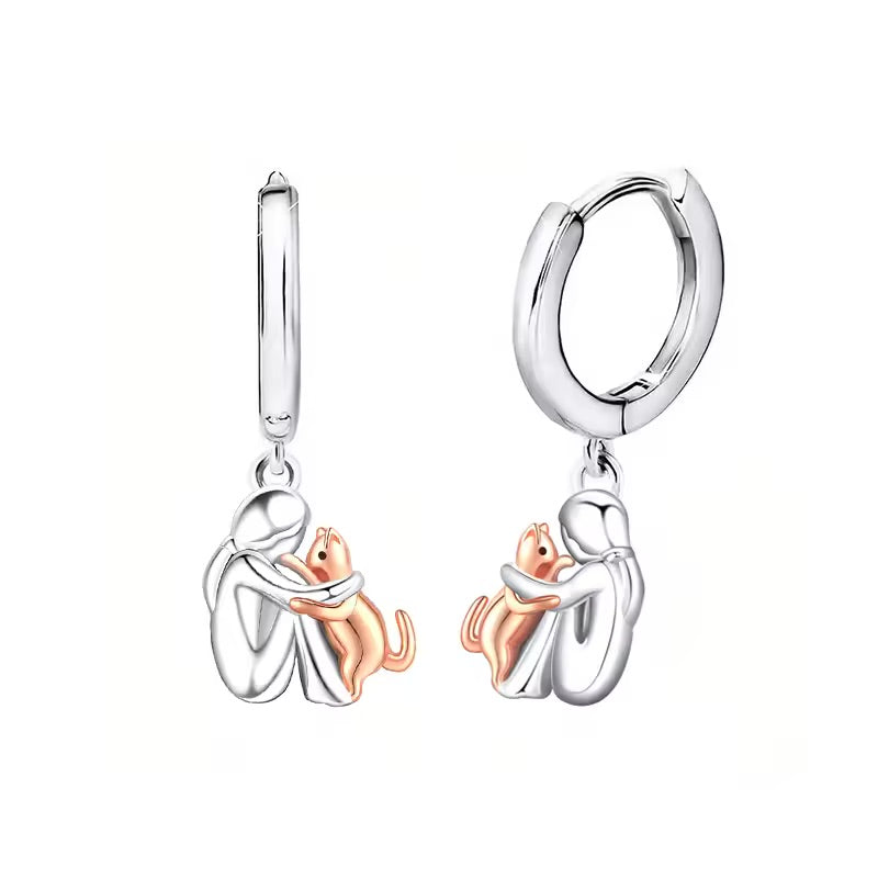 Collana con Ciondolo a Forma di Gatto con Orecchini in Omaggio – Offerta a Tempo Limitato