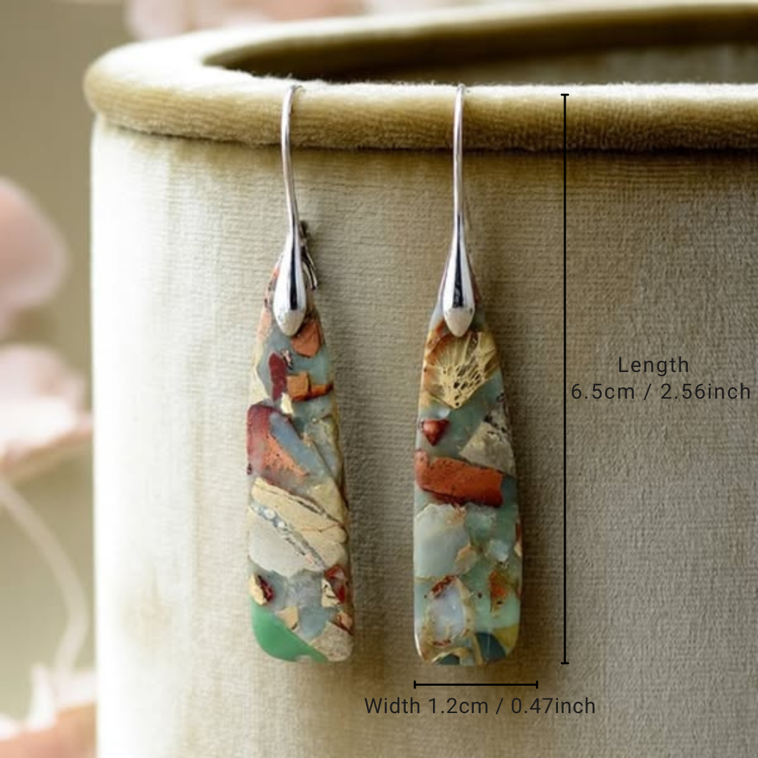 Charm - Orecchini in Pietra Naturale Vintage