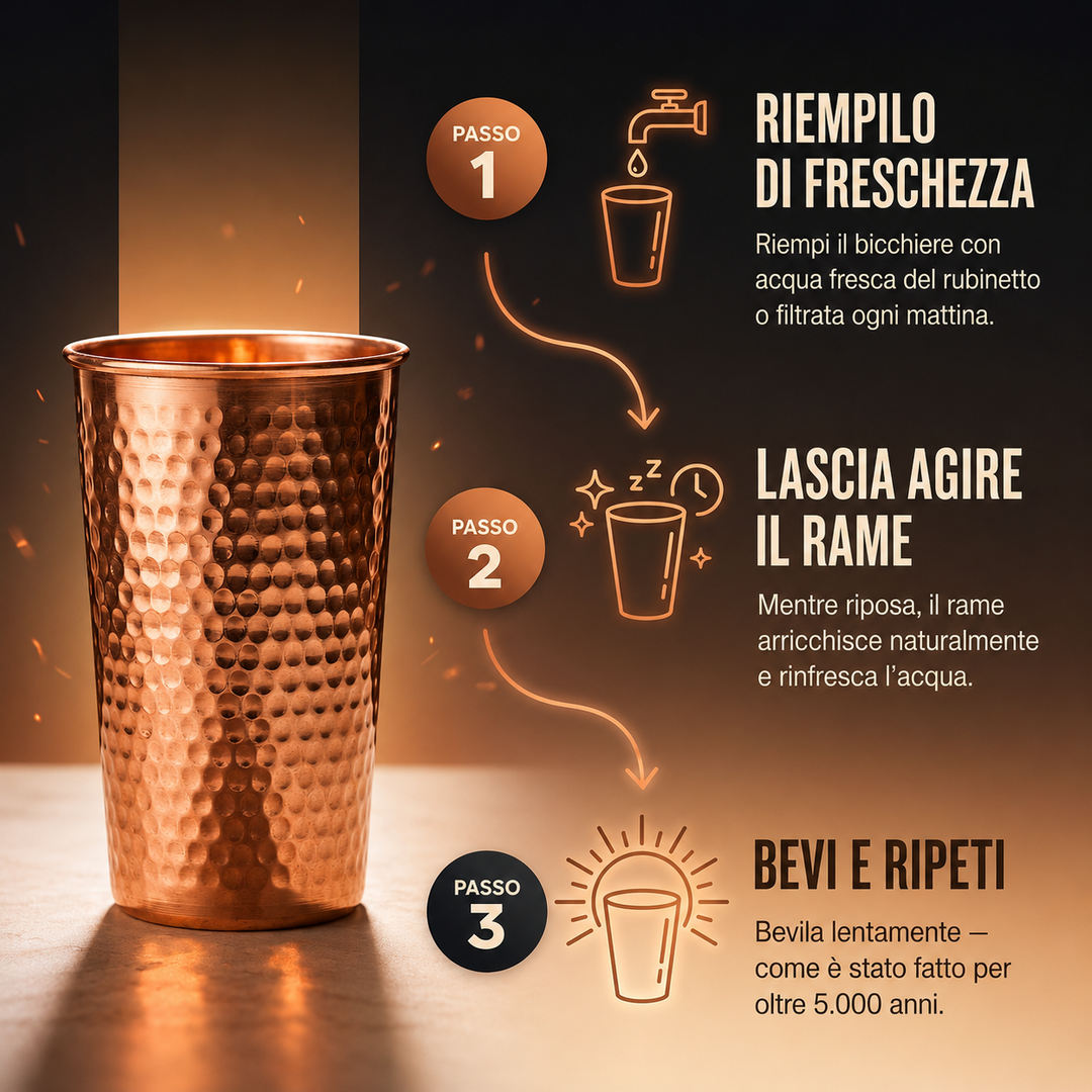 Tazza in Rame Puro di Lucia e Mila
