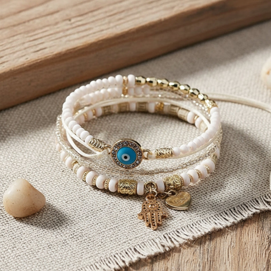 Bracciale Hamsa Bundle