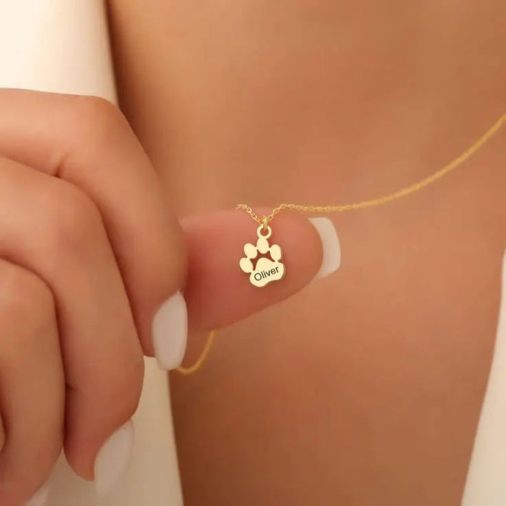 Collana Personalizzata con Nome di Zampa