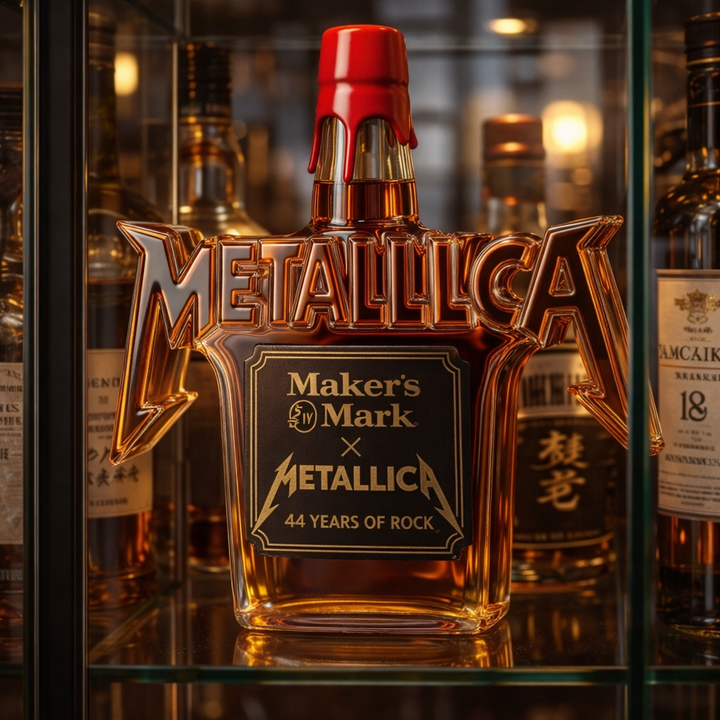 Bottiglia di Whiskey - Edizione Rock Metallica